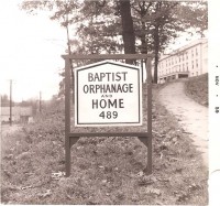 baptist homes sign